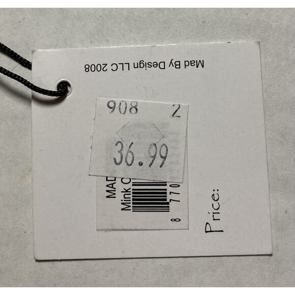 Vintage Womens Mad by Design Clutch Purse Snail Chain Rhinestone Knob Brown NOS - Picture 7 of 15